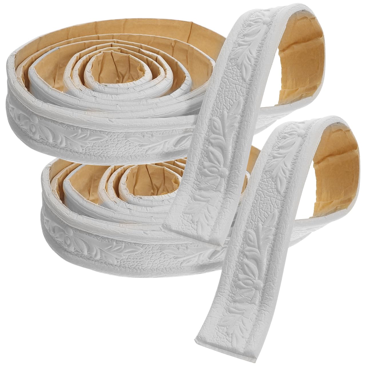 Gatuida Wallpaper Border Trim: Ceiling Line Edging Strip for Kitchen Bathroom Wall Decor Living Room Molding Baseboard Installation and Home Improvement DIY Project