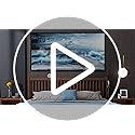 ERQINHUA Large Canvas Wall Art For Living Room Wall Decor For Bedroom Office DecorBlue Wave Landscape Painting Black Frame Artwork For Modern Stretched and Framed Beach Posters Home Decor 30"X60"