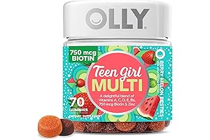 OLLY Teen Girl Multi Gummy: Essential Vitamins for a Healthy Summer