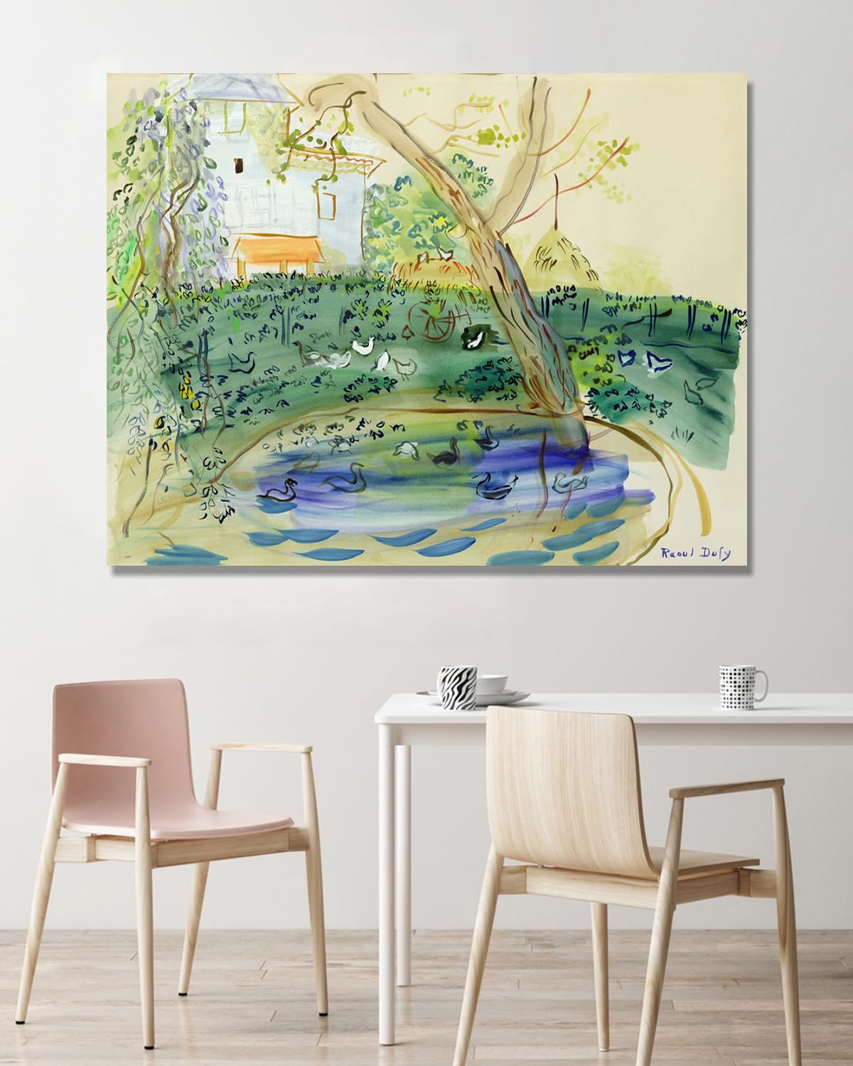Raoul Dufy nadruki, plakat podróżny w stylu vintage, sztuka impresjonistyczna, obraz ścienny na płótnie do dekoracji domu, 30 x 40 cm, tylko płótno