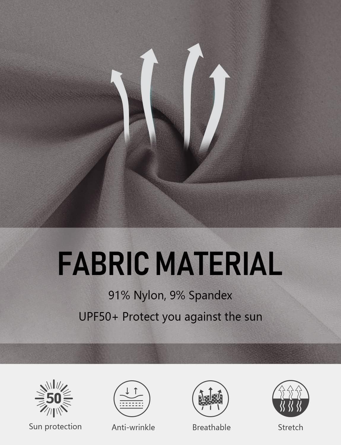 Hiverlay Womens pro Golf Pants Quick Dry Slim Lightweight Work Pants with Straight Ankle Also for Hiking or Casual Ladies - Image 4