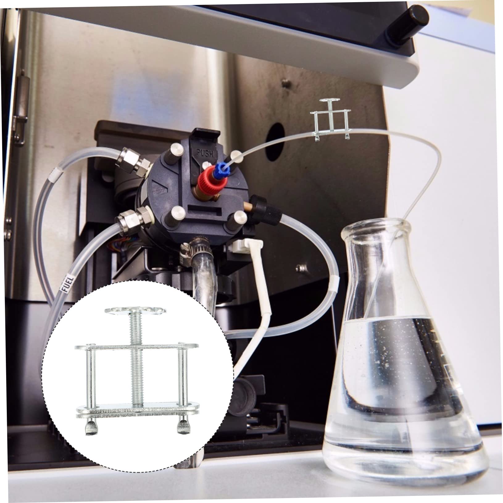10 Pinces D’arrêt D’eau Pivotantes pour Tube de Laboratoire, Collier à Vis en Fer Galvanisé, Résistant à L’usure, Lot de 10 pour Enseignement