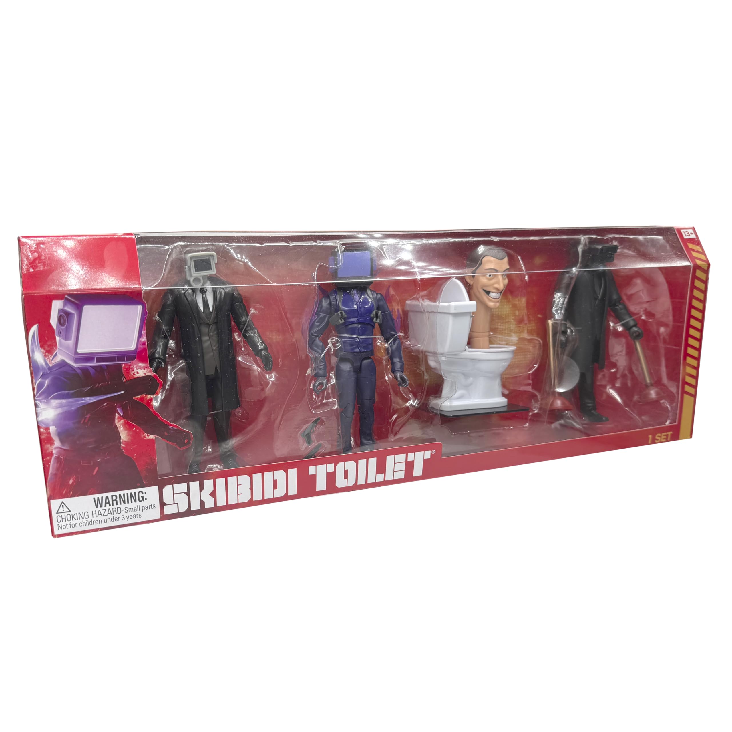 Amazon.co.jp: Skibidi トイレ デラックス 6インチ フィギュア