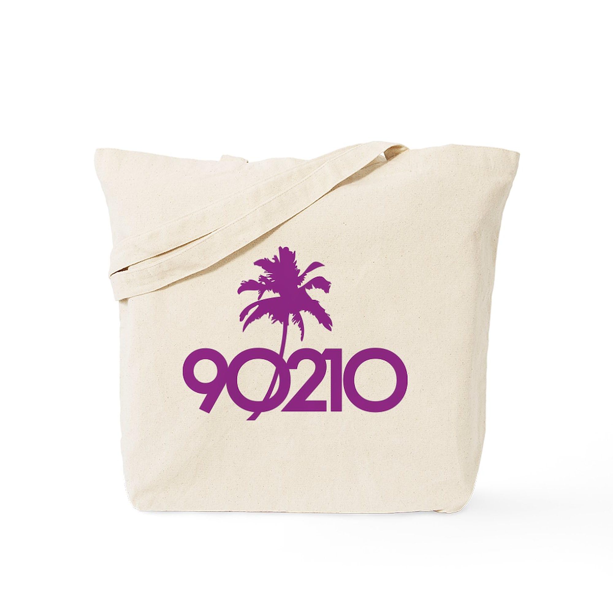 CafePress 90210 Tote Bag Natural Canvas Tote Bag, Cloth Shopping Bag