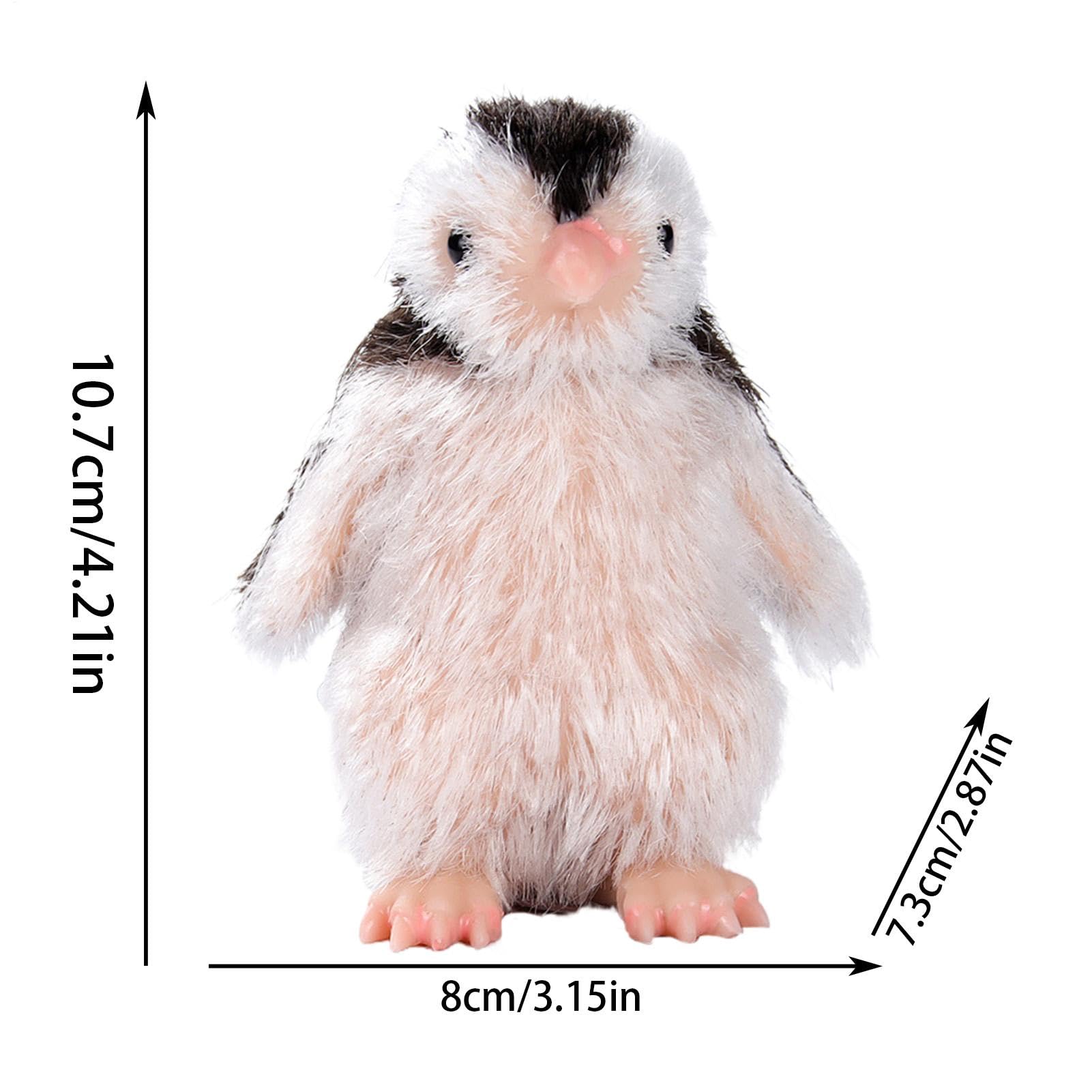 Figura de pingüino, figuras de animales de silicona, juguete de pingüino