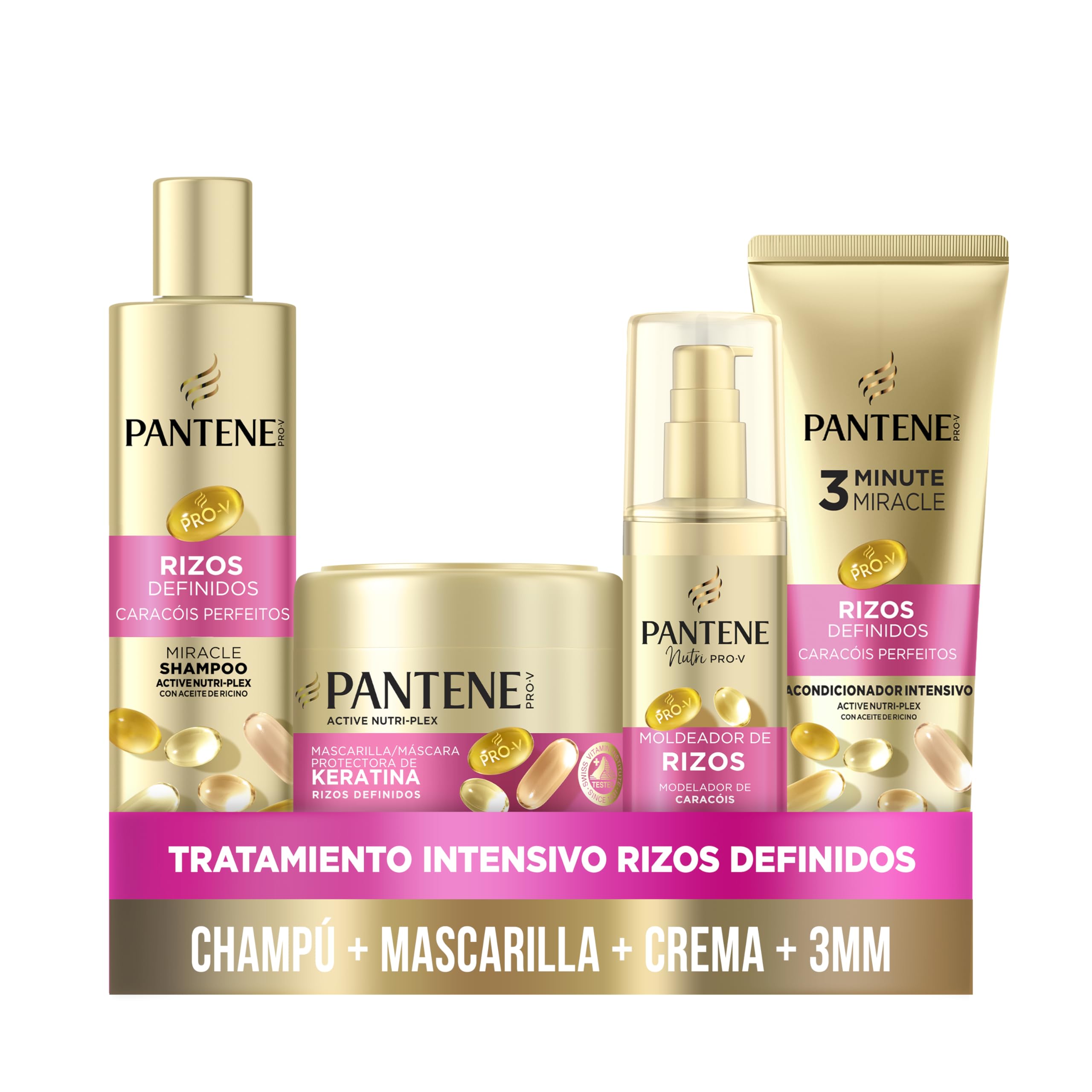 Pantene Masc Tubo 220 Rizos Cura della persona e salute