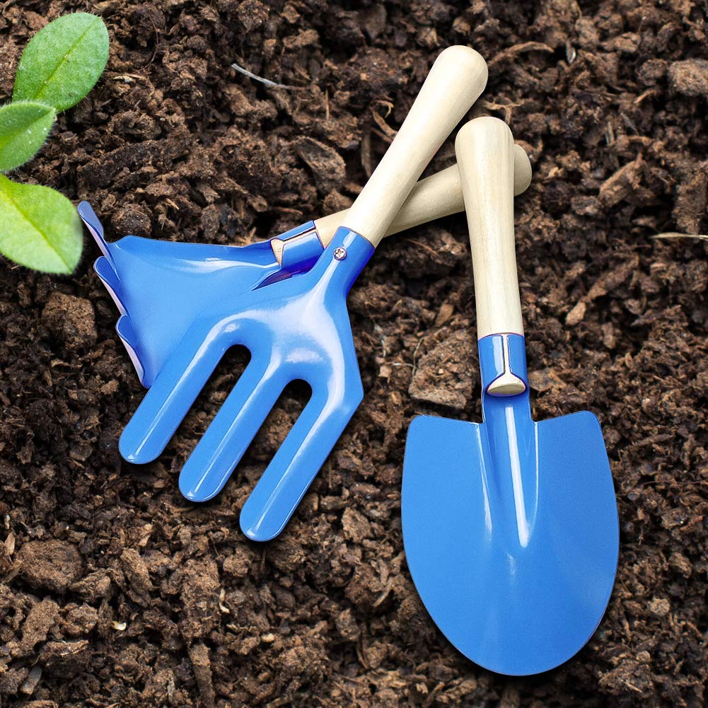Ensemble d'outils de Jardinage avec Sac de Rangement pour garçon