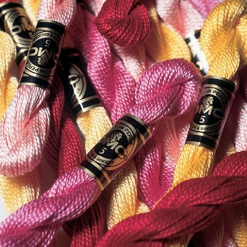 Miniatura 3 de DMC Hilo de algodón perlado 115 5-210, lavanda mediana, tamaño 5