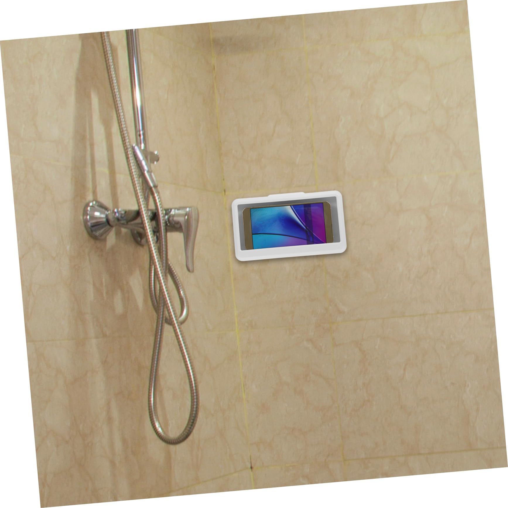 Gadpiparty 5stücke Wasserdichtes Handycase Für Badezimmer Wandmontage Berührbar Drehbar Für Entspannte Video-nutzung Der Dusche Kompatibel Mit Smartphones Elegantes Design