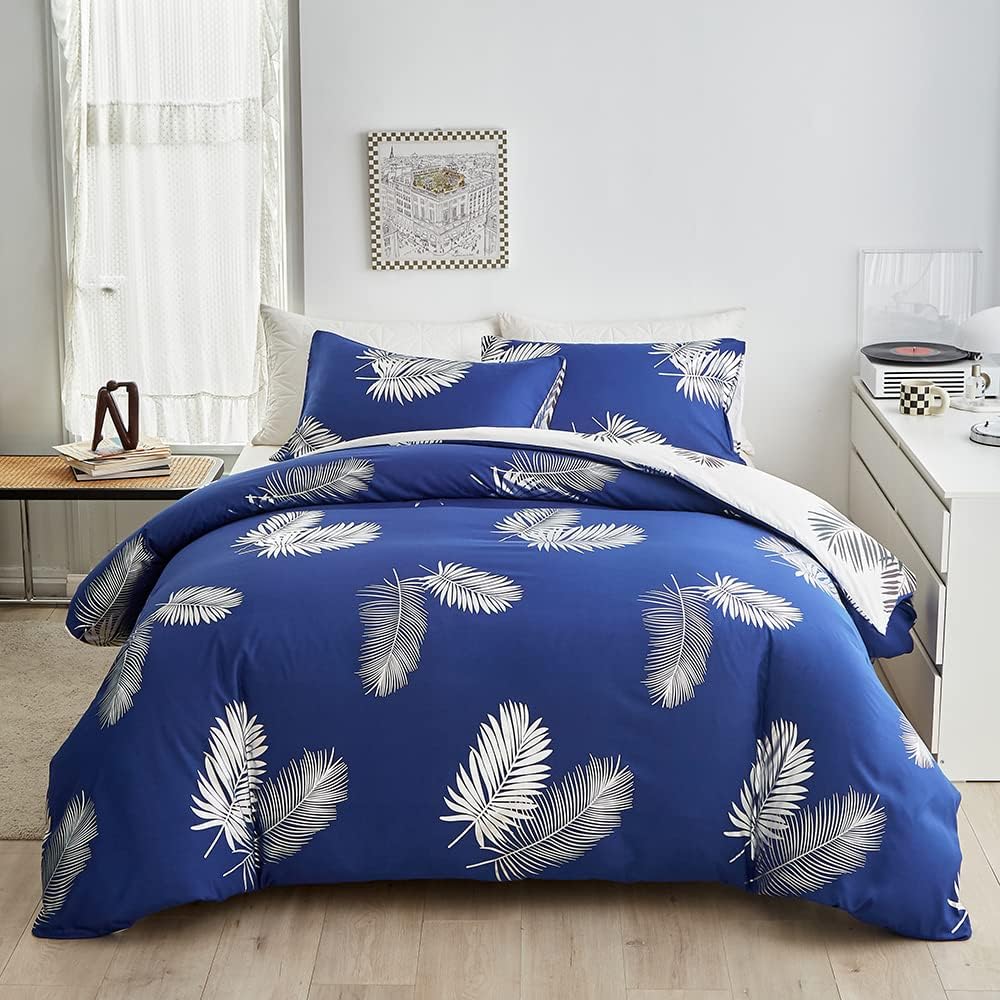ChliEarime Heicatte Parure de lit 3 pièces en microfibre douce Motif