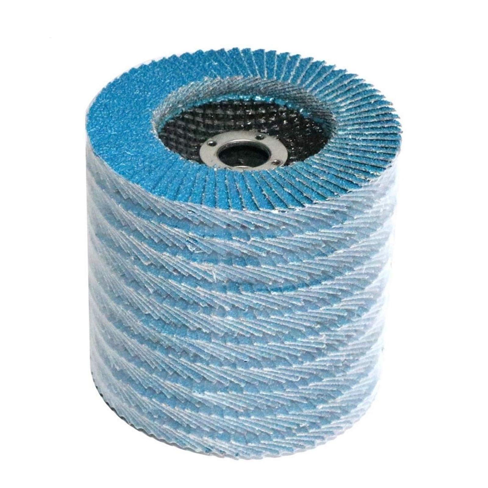 Disques de ponçage grain 60 pour éliminer la rouille sans rayer meuleuse d'angle 100mm - 8