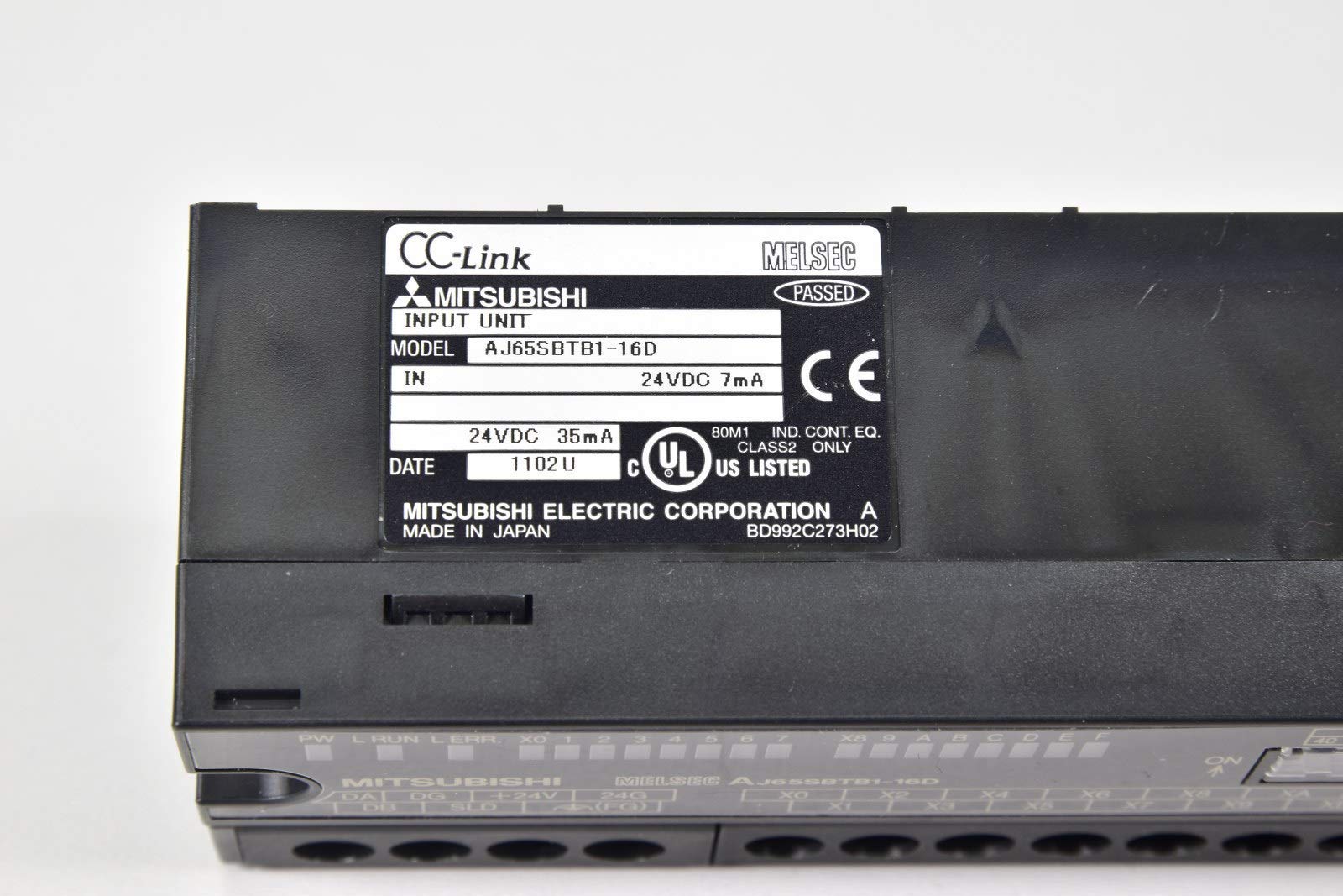 Amazon.co.jp: CC-Link小形タイプリモートI/Oユニット（DC入力，端子台