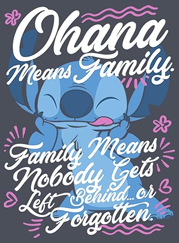 Miniatura 2 de Disney Camiseta sin mangas para mujer Lilo & Stitch Ohana Family Tri-Blend Racerback