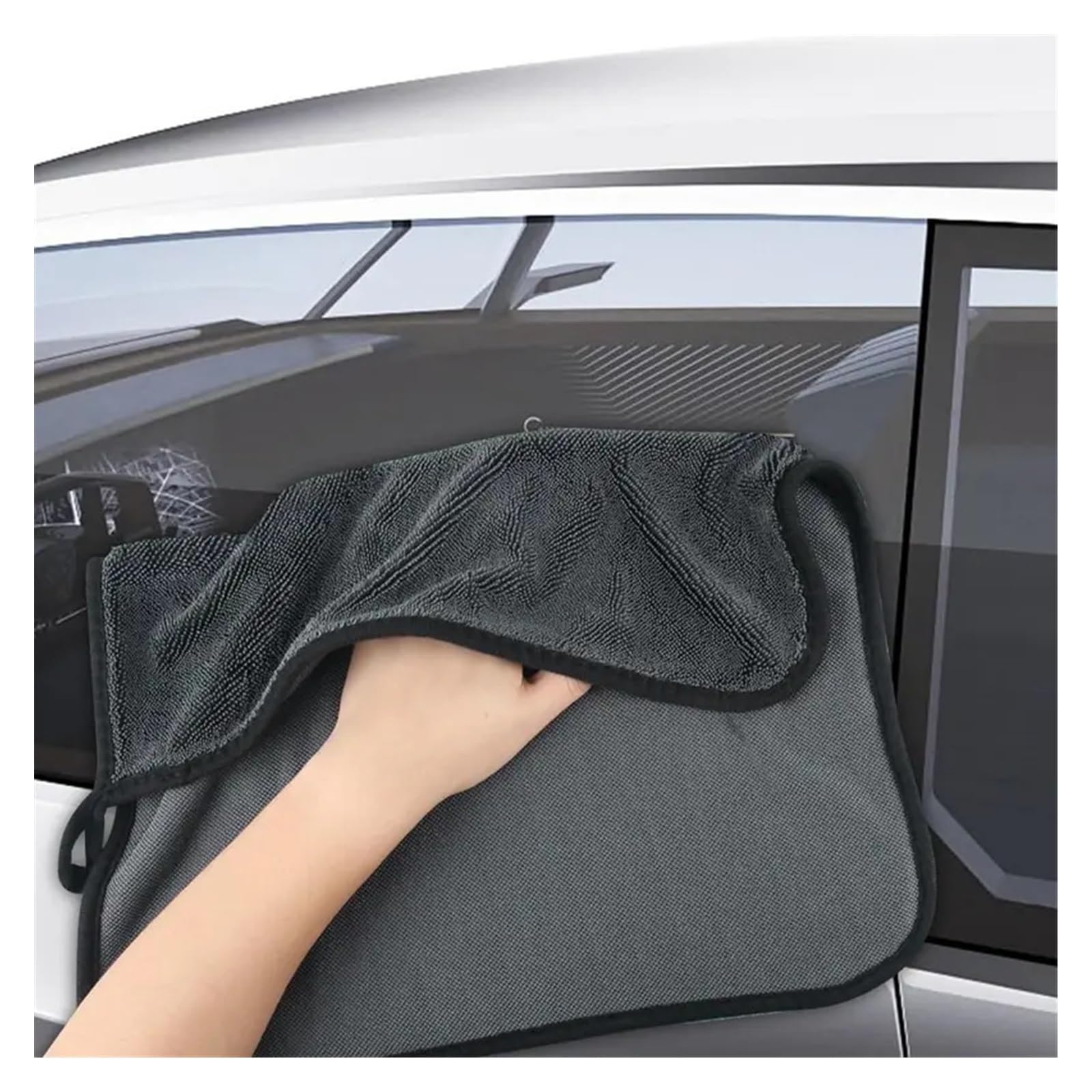 5 x strapazierfähige Faser-Autotücher – saugfähige Trockentücher für kratzfreie Autopflege (30 x 40 cm, 5 Stück)