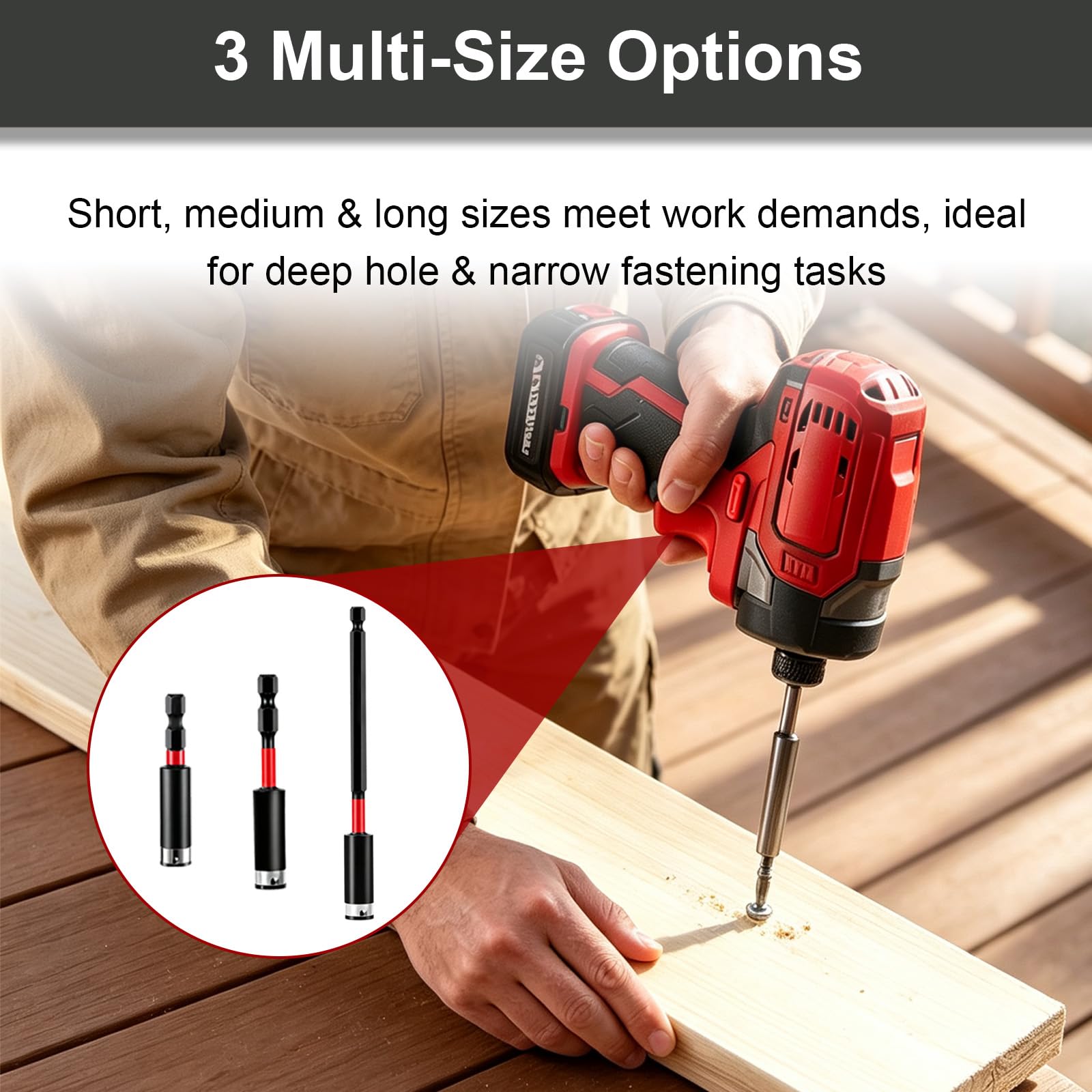 Magnetic Bit Holder - Impact Driver & Drill -6 Magnetic Bit Holder - Impact Driver & Drill -6