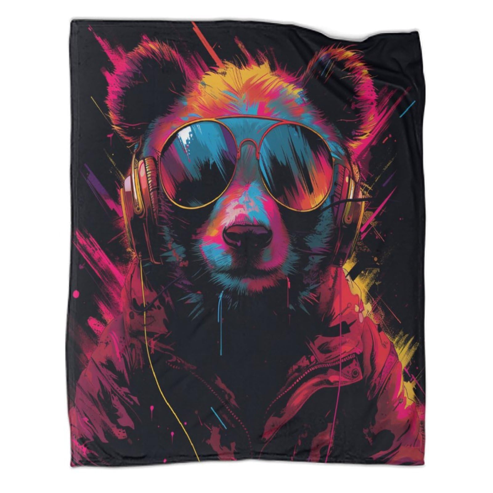Coperta morbida in pile di flanella, con panda, regalo di compleanno per amici, famiglia, regalo di Natale per amici e partner, coperta natalizia per divano e letto, 180 x 200 cm