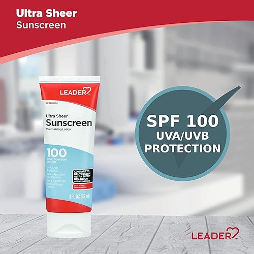 Miniatura 5 de LEADER Protector solar de viaje SPF 100+, loción ultra transparente, resistente al agua y no grasa con amplio espectro SPF 100+, 3 onzas líquidas