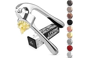 Premium Garlic Press - Effortless Crushing for Garlic Lovers