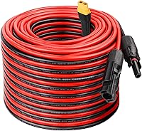 Vista 15 de Cable de extensión solar a XT60 10AWG 3FT conector solar a XT60 Cable adaptador para panel solar a estación de energía portátil Generador solar