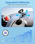 10 Pads adhésifs Pcs pour support de téléphone magnétique de voiture, 1 Remplacement de bande ronde double face pour le support de téléphone cellulaire de tableau de bord & Mini Base de cam de Dash, forte 25mm Sticker résistant à la chaleur