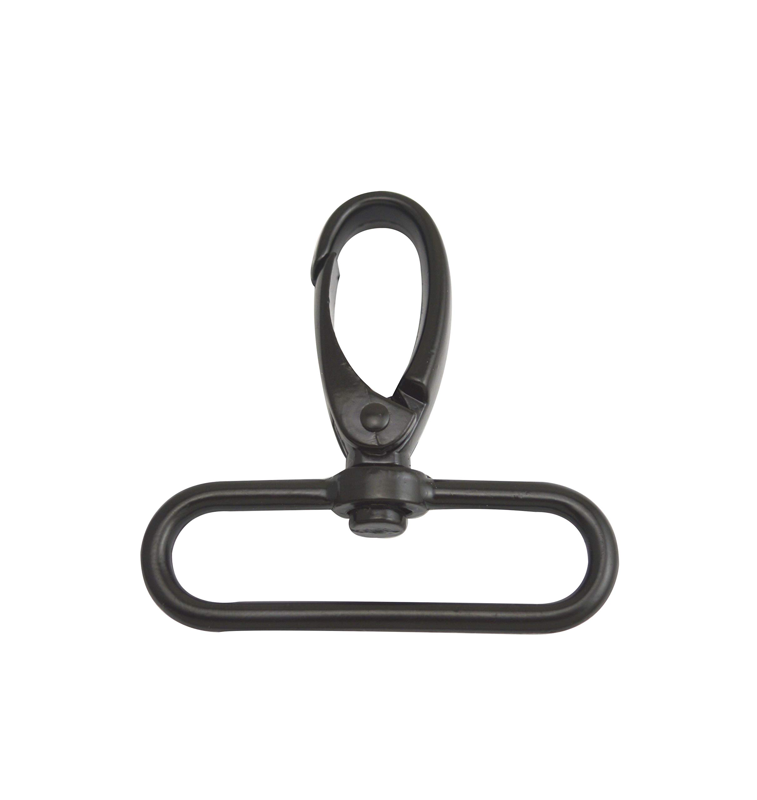 Wuuycoky Black Oval Ring Large Olive Buckle Lobster Clasps Swivel Snap Hooks