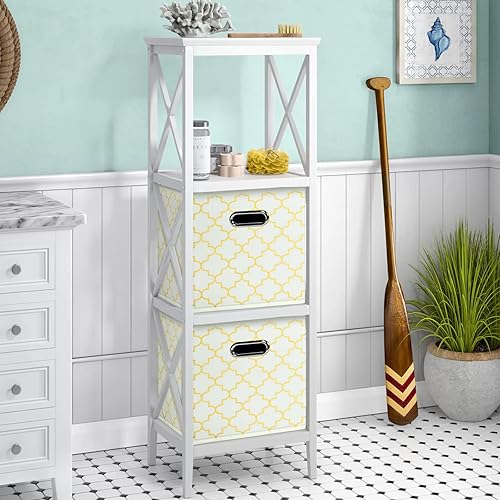 Vista 19 de Cubos de almacenamiento plegables negros, caja de almacenamiento de tela, cestas organizadoras con asas dobles para organizador del hogar