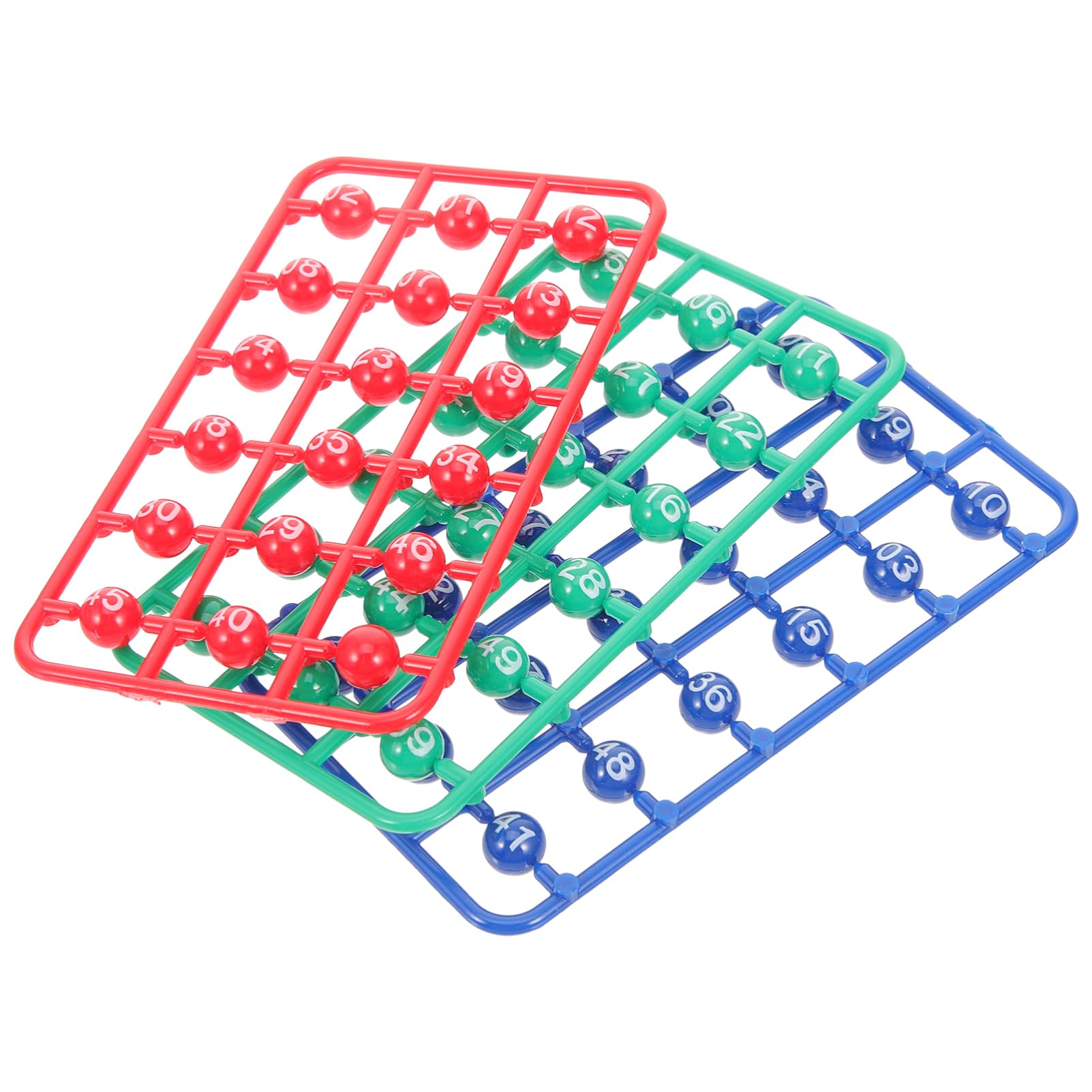 BESTonZON 49pcs Large Bingo Balls Raffle Game Balls Bingo Party Decorations Numbers for Raffle