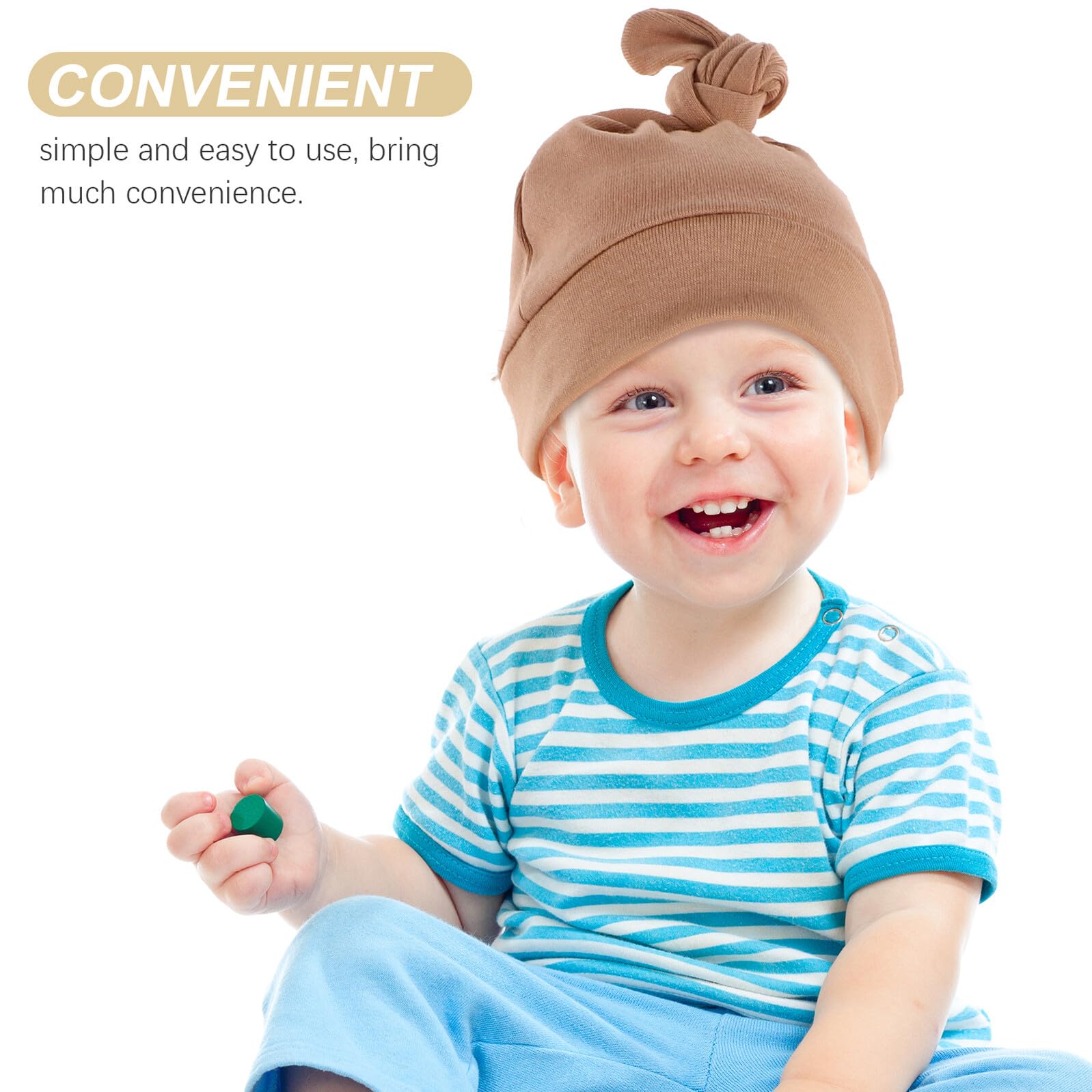 5sets Cappellino Ragazzo Ragazza Ragazza Mesi Cotone Set Guanti e Cappelli per Ragazzo Cappelli in Cotone Morbidi per Protezione Capo e Mani Accessori Unisex