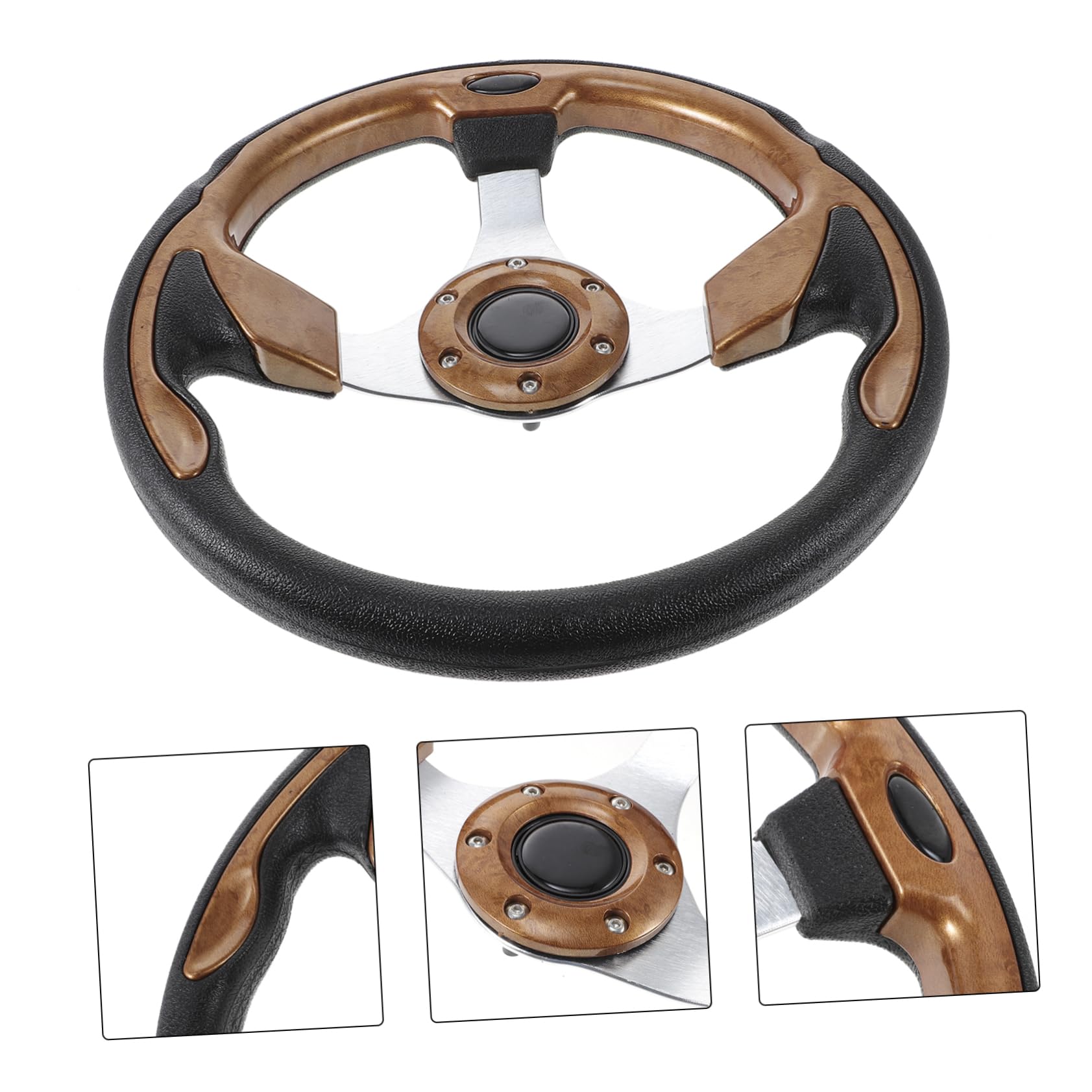 PRETYZOOM Corsa Modificato PU Con Design Per Auto Da Corsa Compatibile Con Adattatori Standard Maneggevolezza Eccellenti