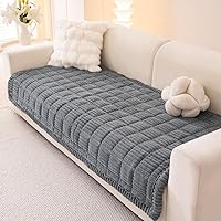 Vista 10 de Funda de sofá lavable para perros, funda de sofá mullida para mascotas, funda de sofá para sofá de 3 plazas, apta para mascotas, funda de sofá