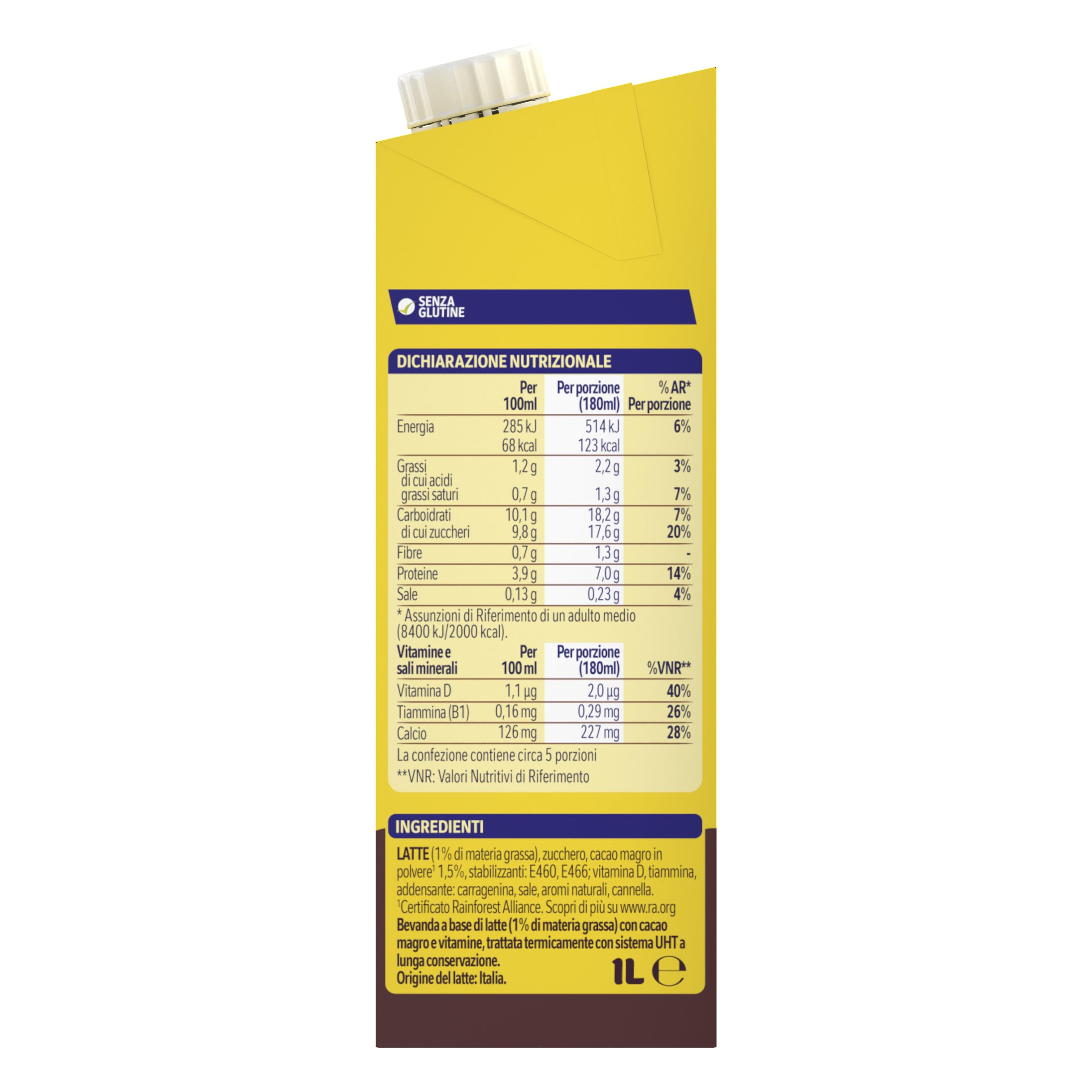 NESQUIK Pronto da Bere Latte e Cacao, 10 Brick da 1L (10L)