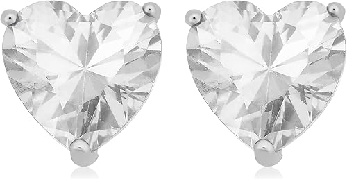 Miniatura 2 de Kooljewelry - Pendientes de plata de ley y circonita cúbica con piedra de nacimiento