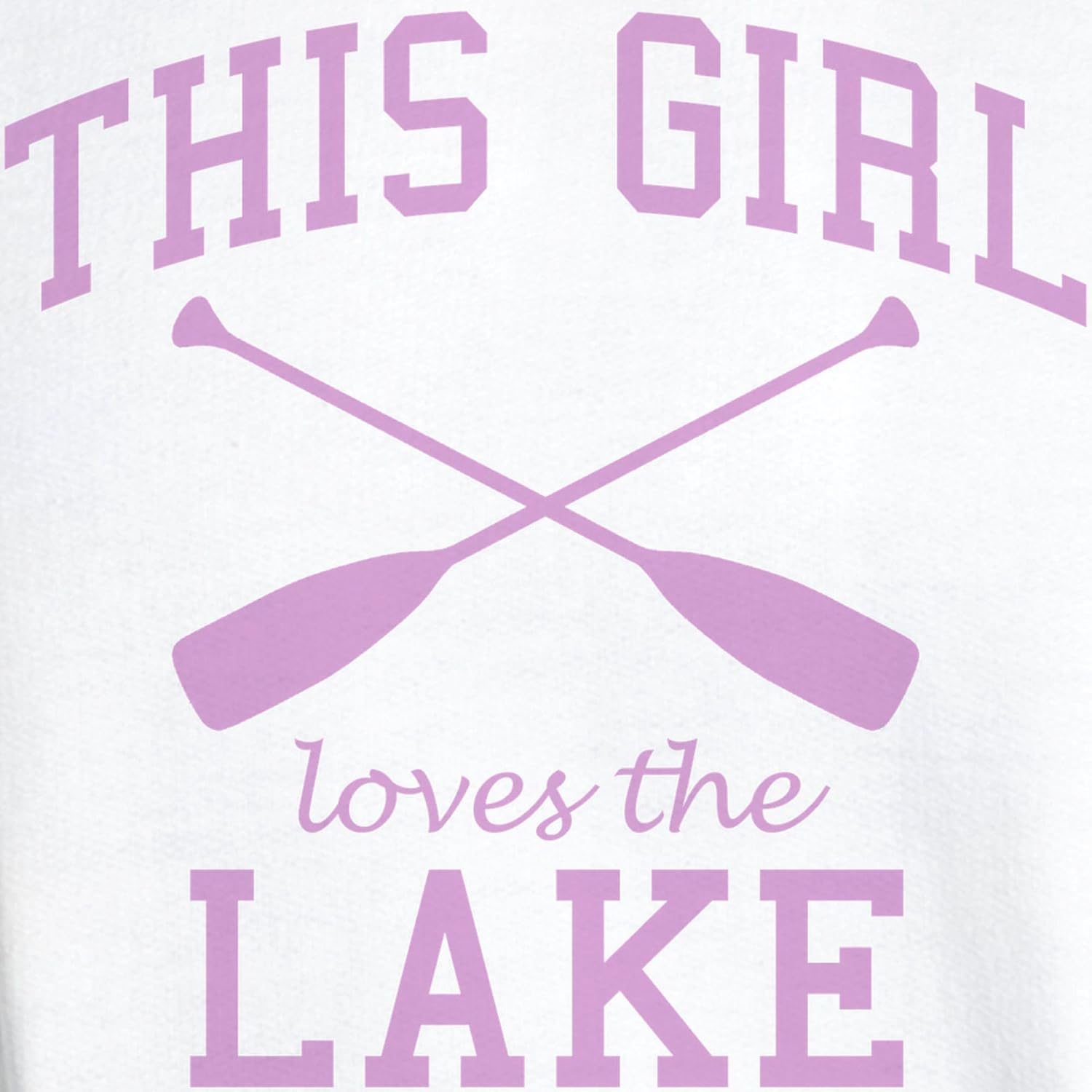 CafePress This Girl Loves The Lake Women's Light Hooded Pullover Sweatshirt