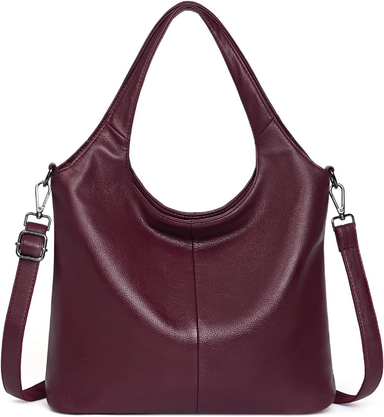GOIACII Women's Hobo Bags Leather Shoulder Purses with Adjustable Crossbody Strap, Top Handle Handbag for Work Travel