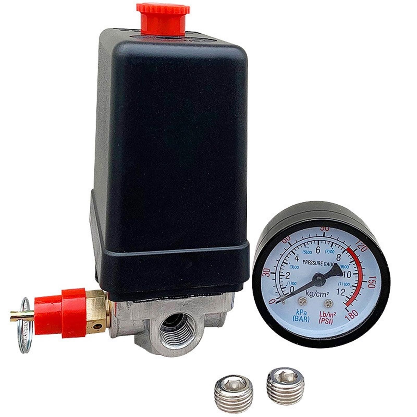 Vanne de commande compresseur 4 ports interrupteur monophasé 12 bars 175 PSI