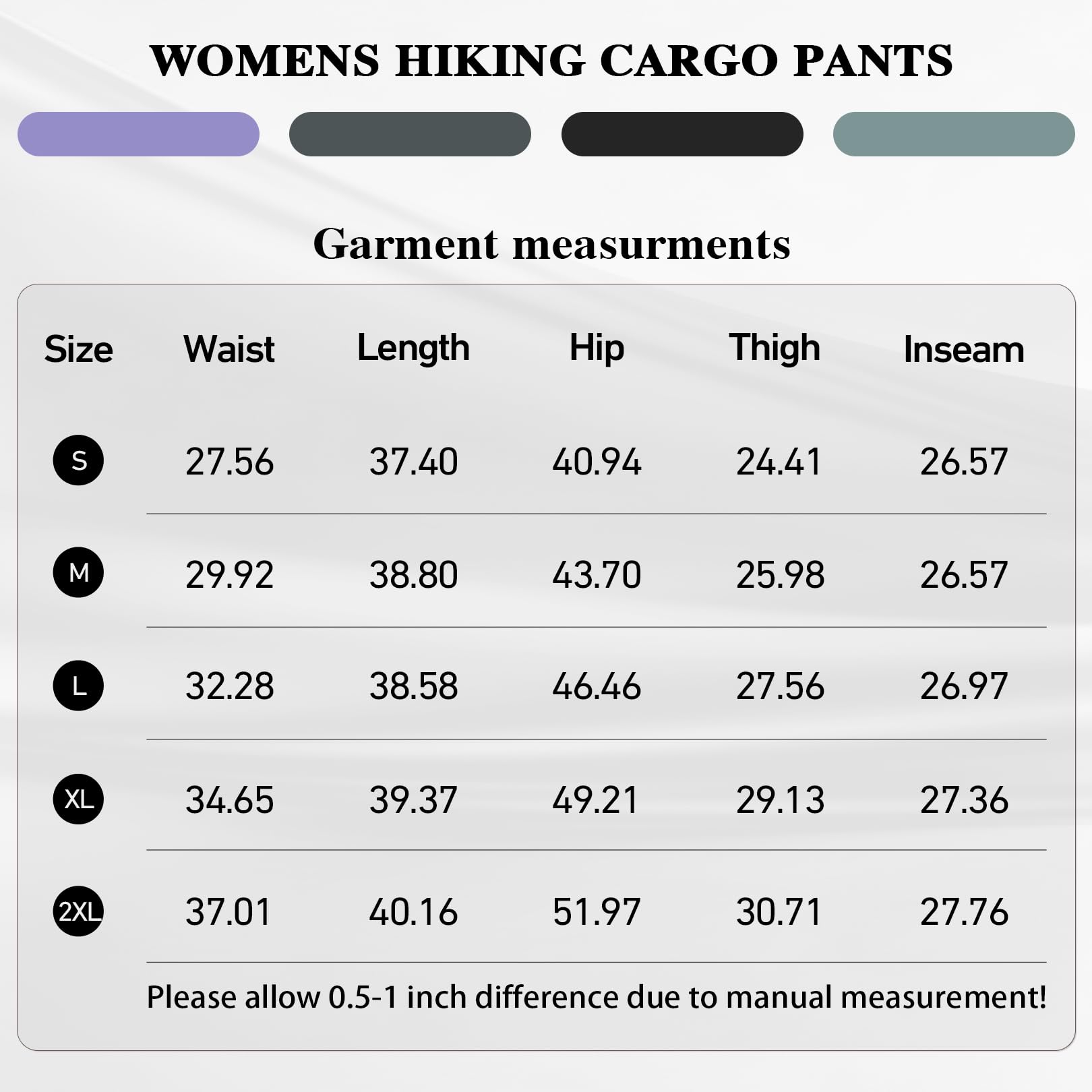 Pantalon cargo de randonnée pour femme, séchage rapide, léger, taille élastique, safari, voyage