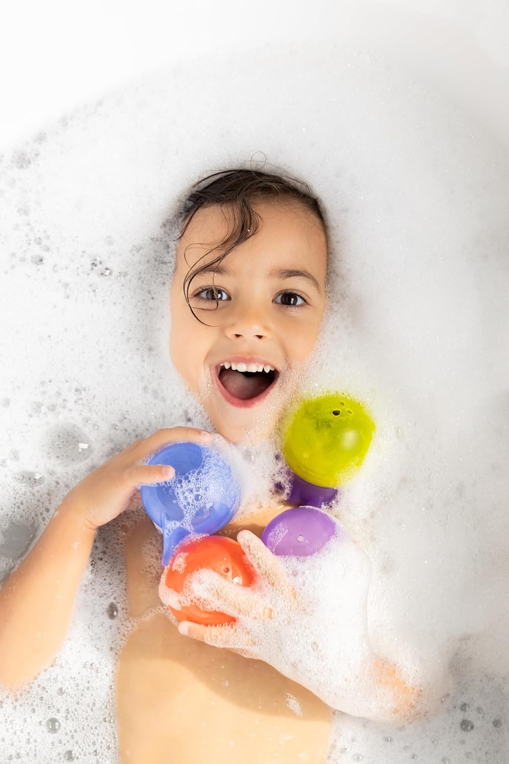 Ubbi Translucent Interchangeable Bath Toys for Baby and Toddler, Colorful Mix and Match Baby Bathtub Toys, Set of 4 Translucent Interchangeable Critters image 5 of 5 B0DHLKKX76