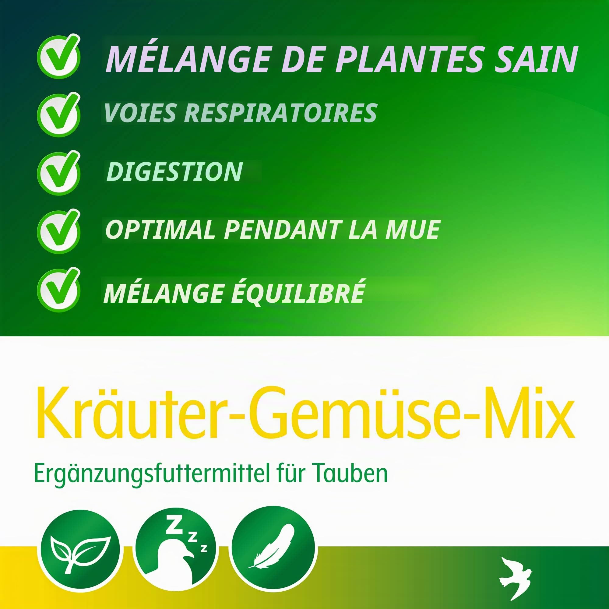 Rohnfried KRAUTER GEMUSE MIX ROHNFRIED Mélange d'herbes 500 g