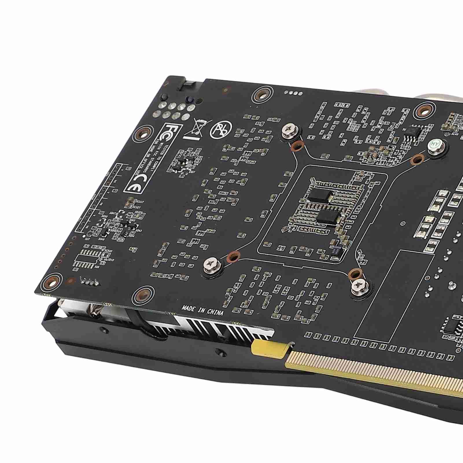 Yctze 6 GB 5 Scheda Aphics da Gioco Porta 192 Bit 3 Interfaccia Multimediale HD GPU PC 4K con 2 Ventole di Raffreddamento Schede Aphics per Computer per PC da Gioco