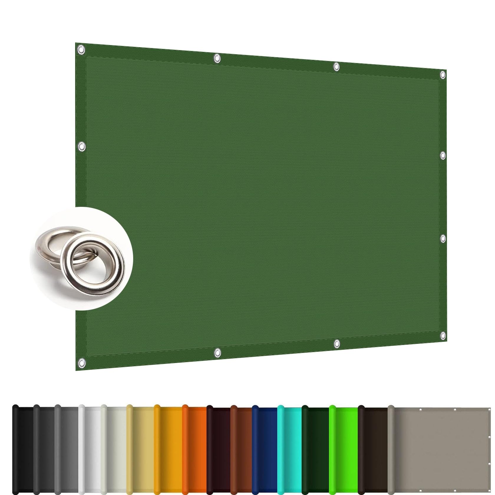 Toile d'ombrage jardin grand format carré pour terrasse et extérieur