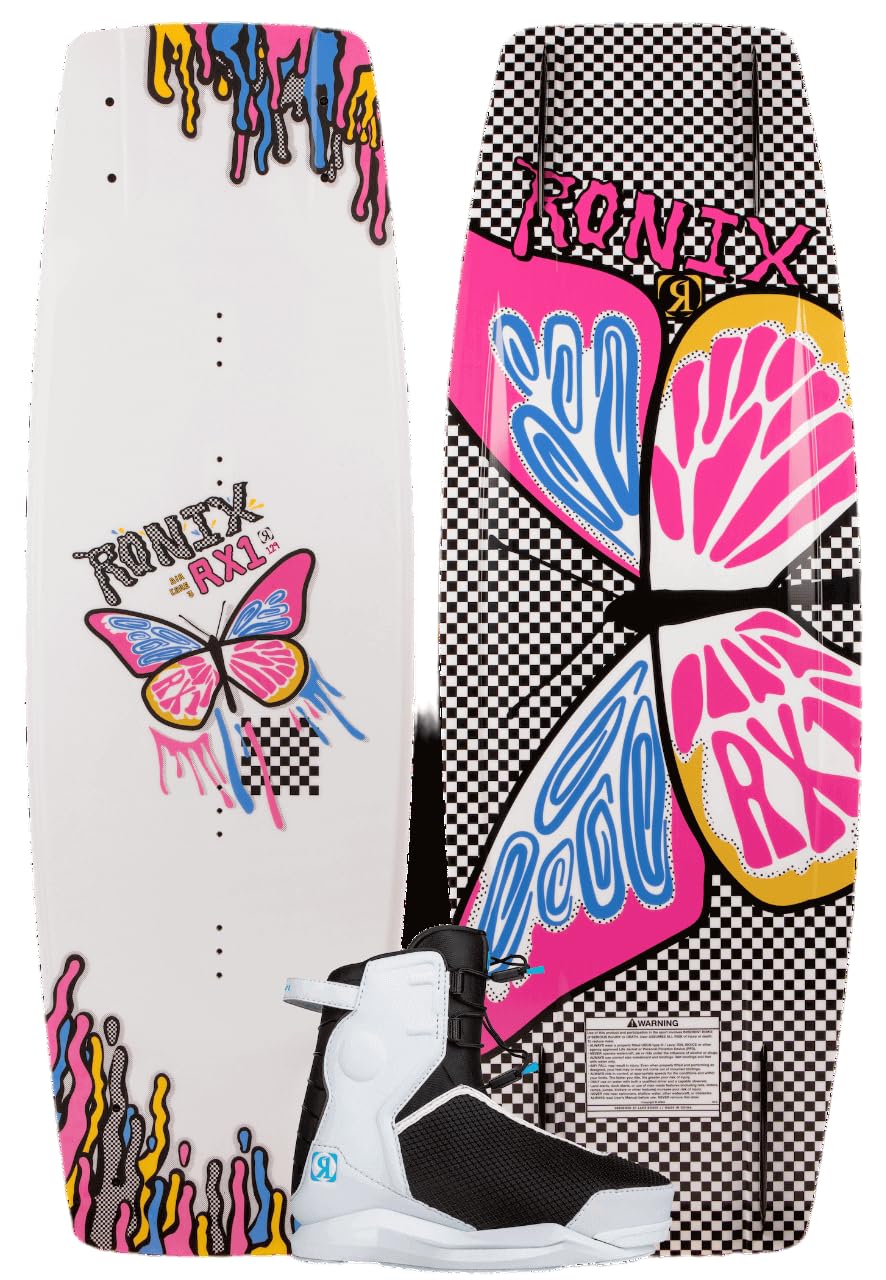 Ronix 129 - Girl's RX1 Wakeboard w/ Vision Pro Boots - 5.5-6.5