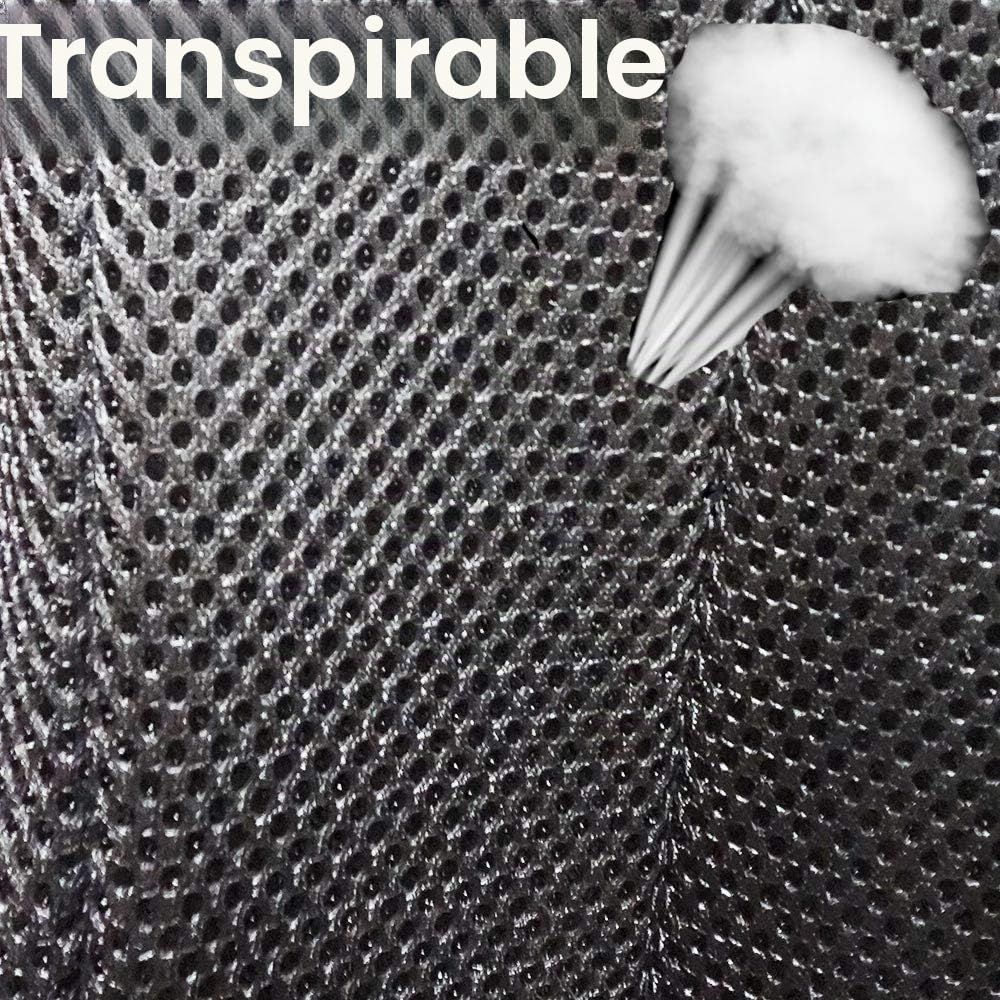 Jolik Mejora el arnés de la motocicleta para un niño ajustable con dos asas, material reflectante transpirable en negro