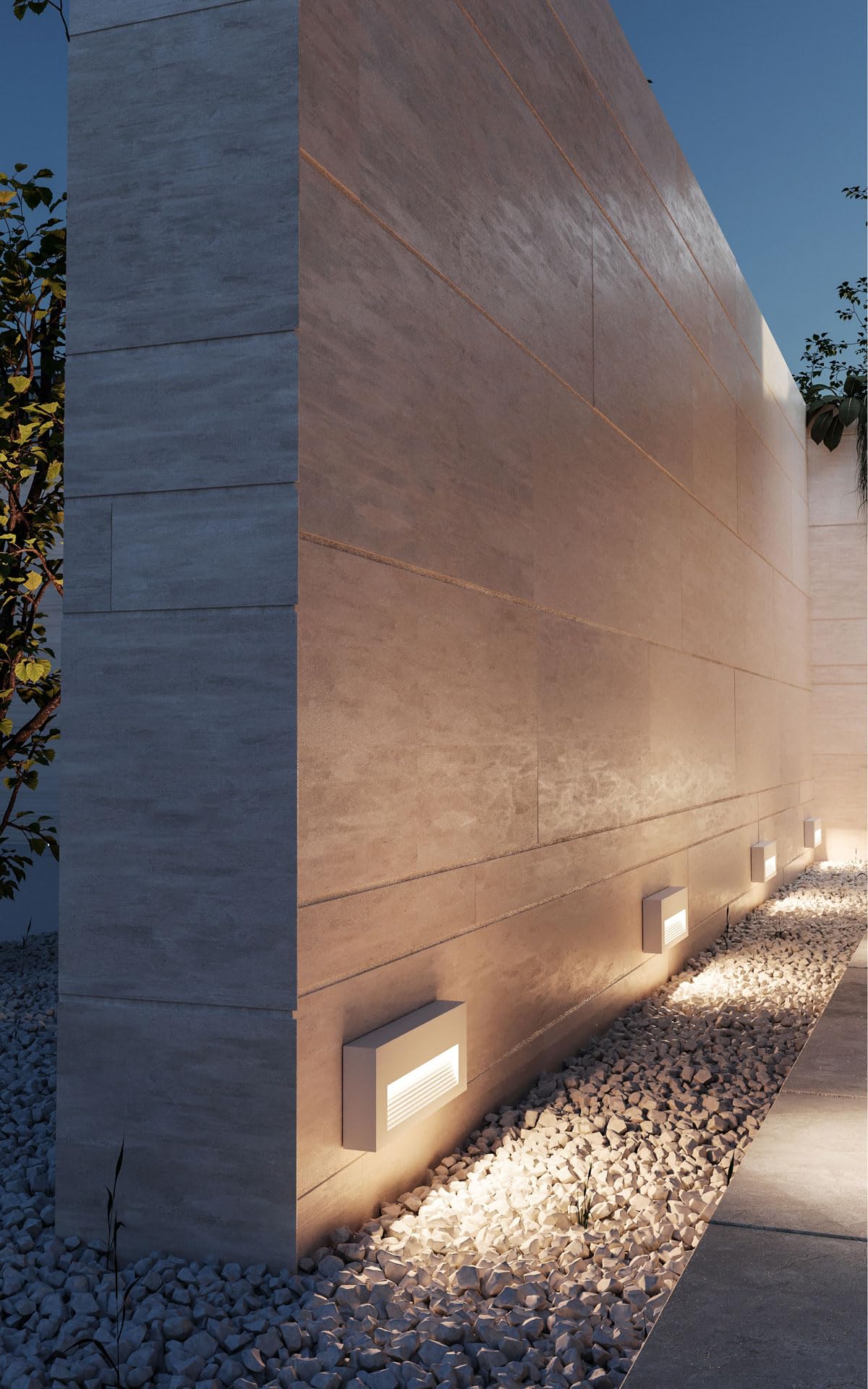 BENEITO FAURE Faretto Led segnapasso da parete a superficie Tween - 5W, Switch CCT, Illuminazione Interni ed Esterni​, corridoi o passaggi - Nero