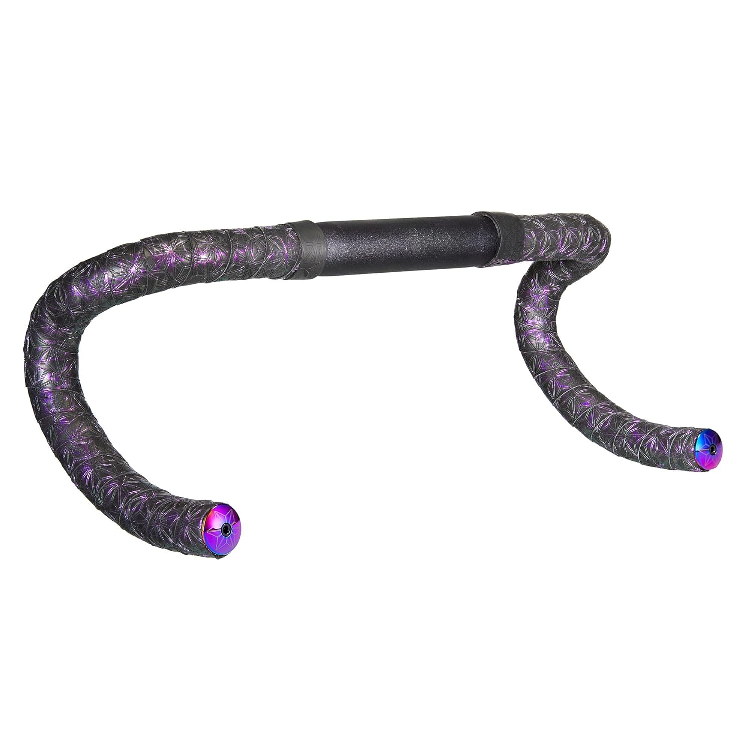 Supacaz Super Sticky Kush - Splat - Oil Slick + Oil Slick Star Plugz