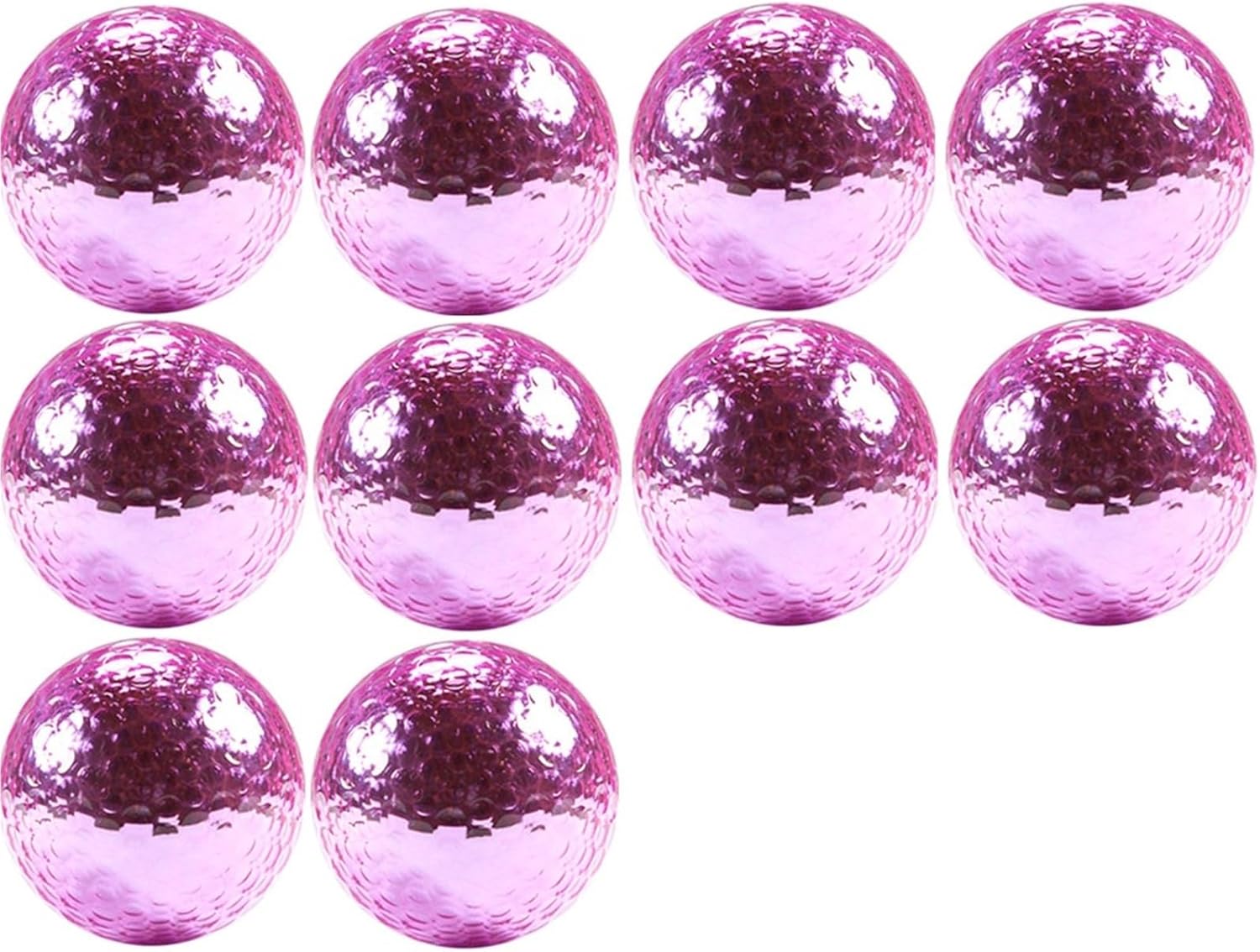10-Piece Golf Ball Set, 42.7mm Diameter Practice Balls for Long Distance Flight and Golf Games