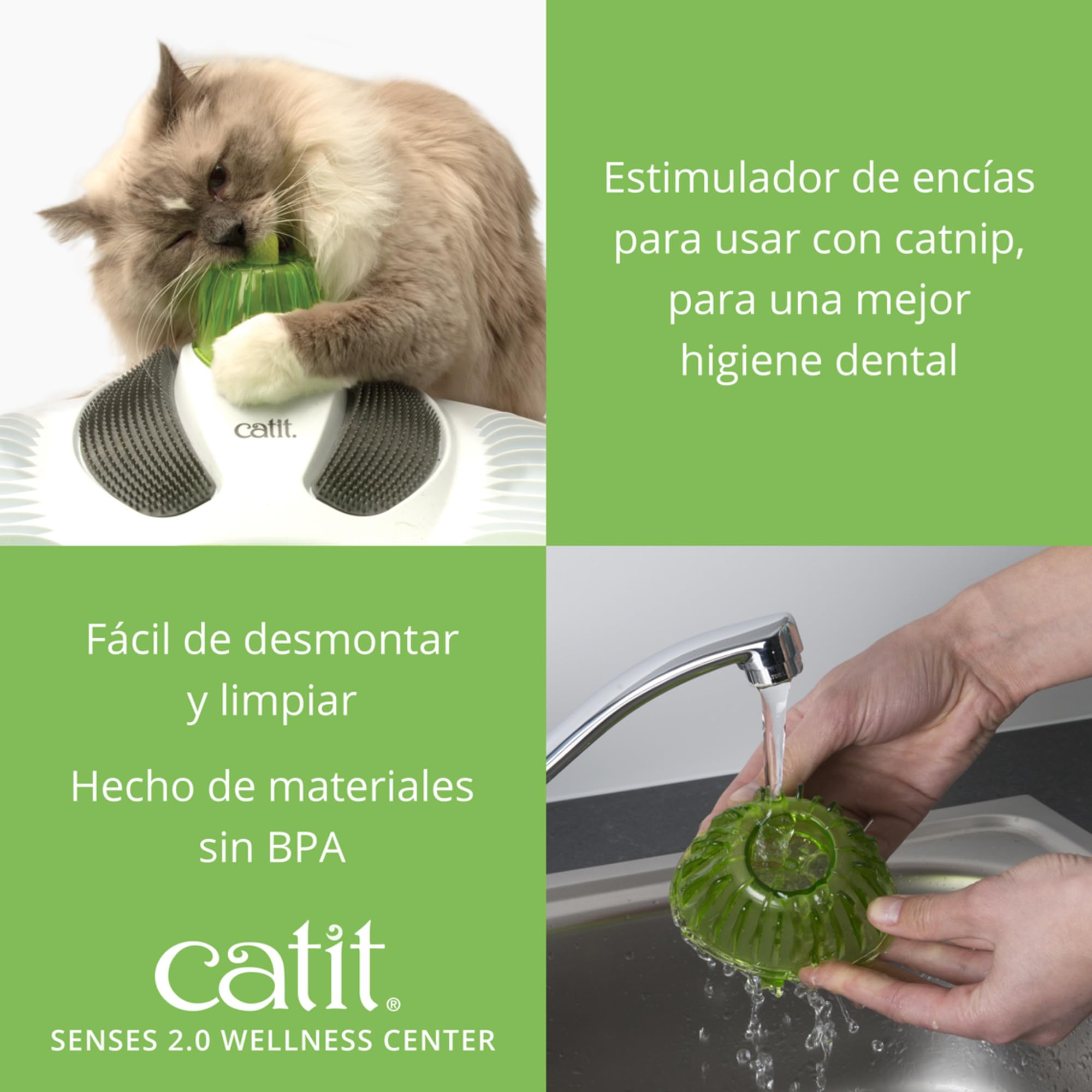 Catit Centro de Masaje para Gatos Senses 2.0