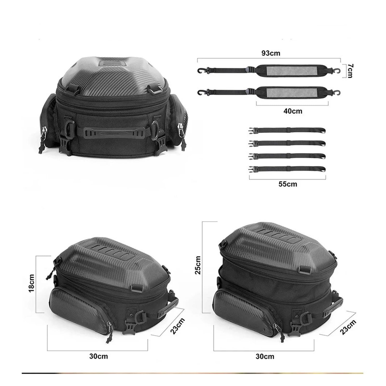 Borsa Sella Moto Per Yamaha Per Kawasaki Zaino Equitazione Moto Casco Sedile Posteriore Coda Vita Borsa Per Gambe