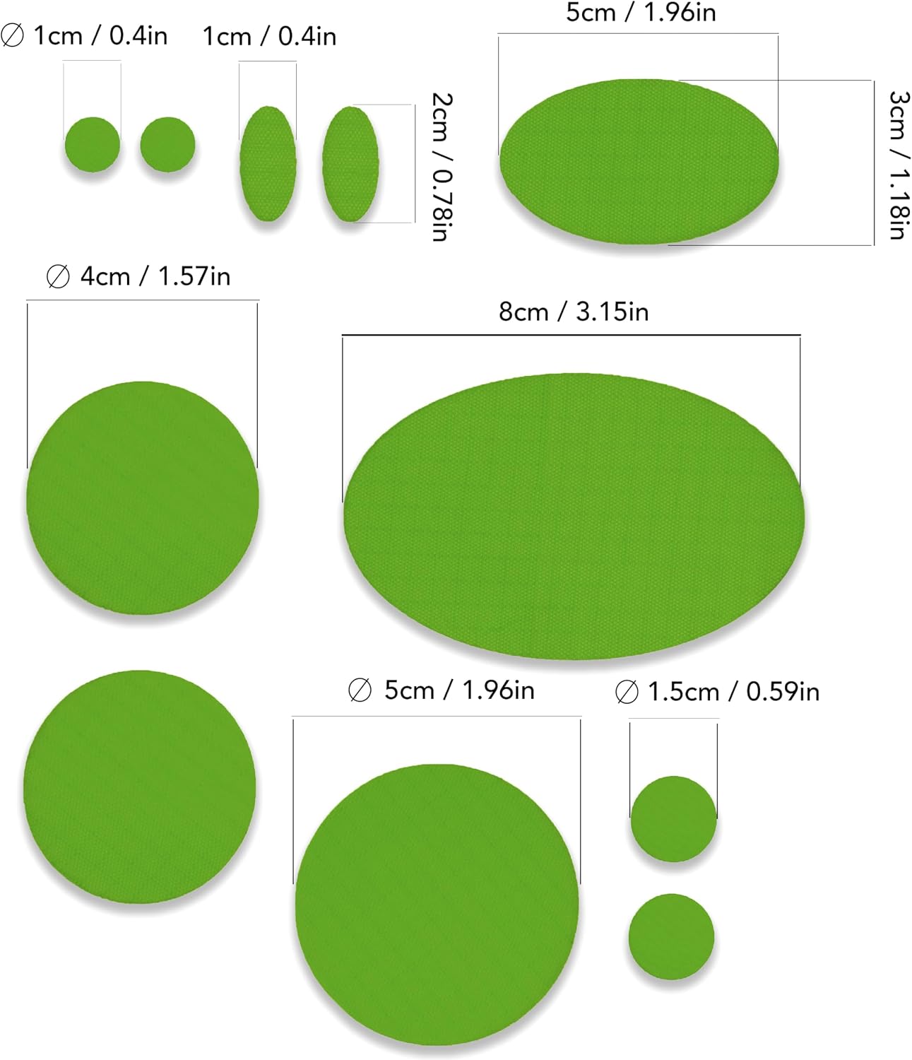 aZengear Down Jacket Repair Kit with 11 Self-Adhesive Patches - Waterproof Patches for Puffer Coats, Tents and Outdoor Gear (Cool Green, Neon Green, Olive) image 3