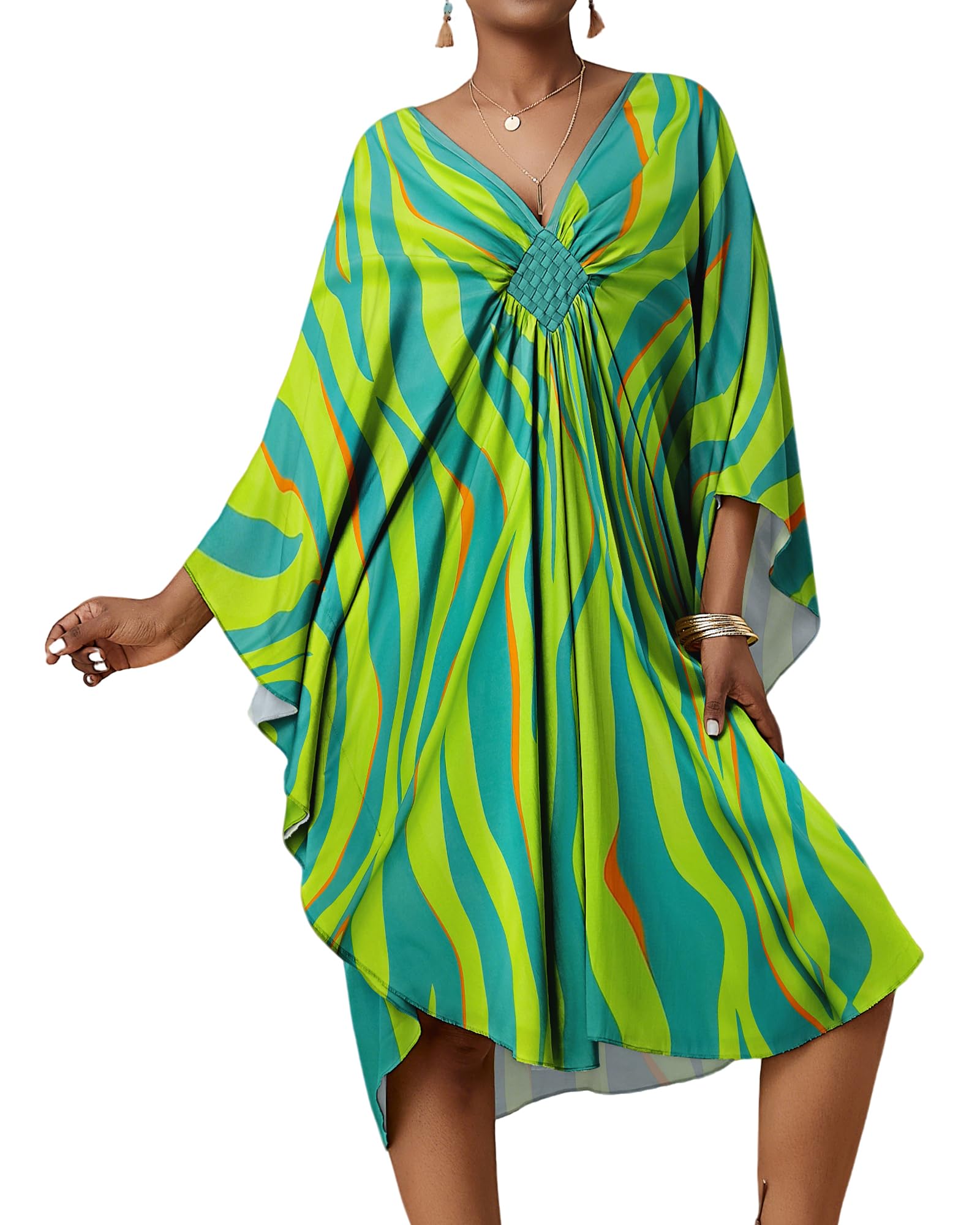 BATWING CUTOUT SHORT KAFTAN WILD AND RUNNING