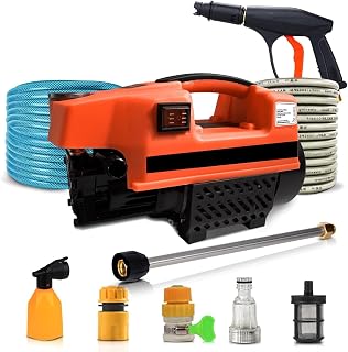Seseno Scrubber S-3 Model High Pressure Washer, Car Washer, 1800 Watts Motor, 120 Bars, 6.5L/Min Flow Rate, 8 Meters Outle... Price In India